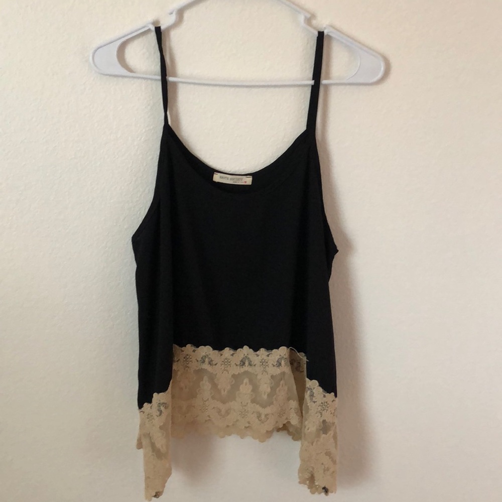 Boutique Lace Tank Spaghetti Strap Top